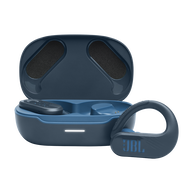 JBL Endurance Peak 3 - Blue - Dust and water proof True Wireless active earbuds - Hero